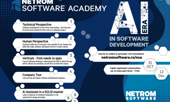 NetRom Software Academy 2024 flyer